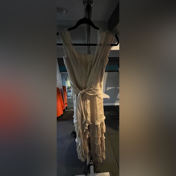 Lucia Rodriguez Champagne Gown Size 2 - Picture 7 of 8